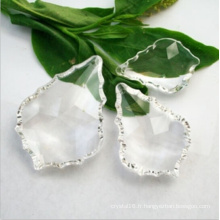 Perles de cristal en forme de feuille d&#39;érable pour lustres